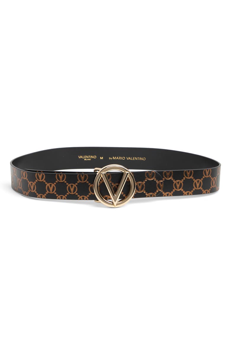 VALENTINO BY MARIO VALENTINO Giusy VLOGO Monogram Leather Belt, Main, color, 