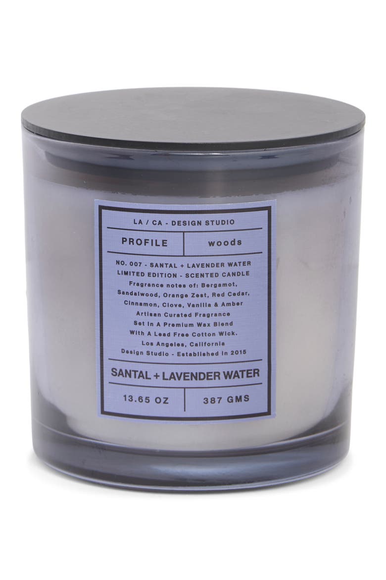 Santal & Lavender Water Candle, Main, color, SANTAL - LAVENDER WATER