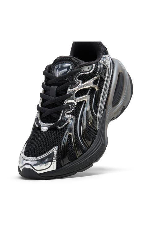 Puma Inverse Dimension Sneaker In Black-dark Gray-silver