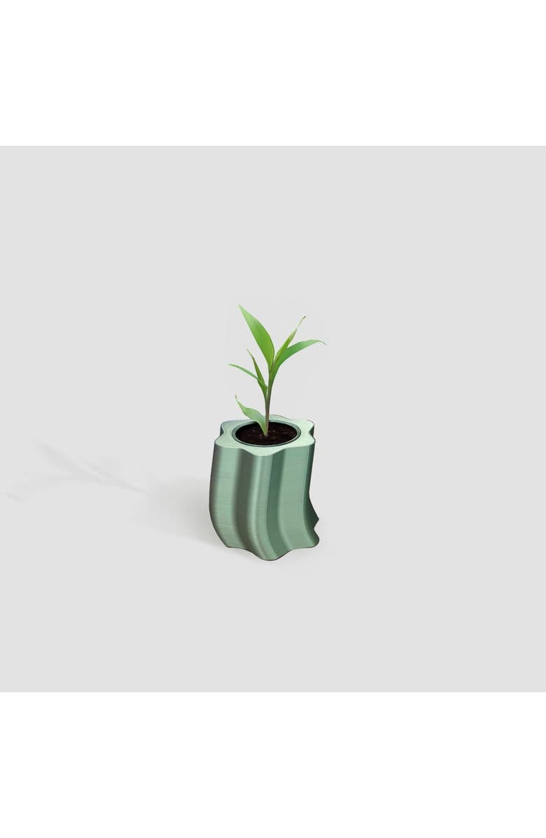 Form & Seek Frosting Short Planters, Main, color, Mint