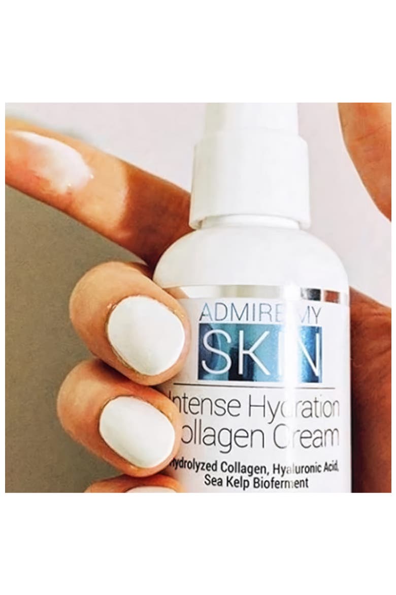 Intense Hydration Collagen Cream Hyaluronic Acid Anti Aging Moisturizer, Alternate, color, Clear