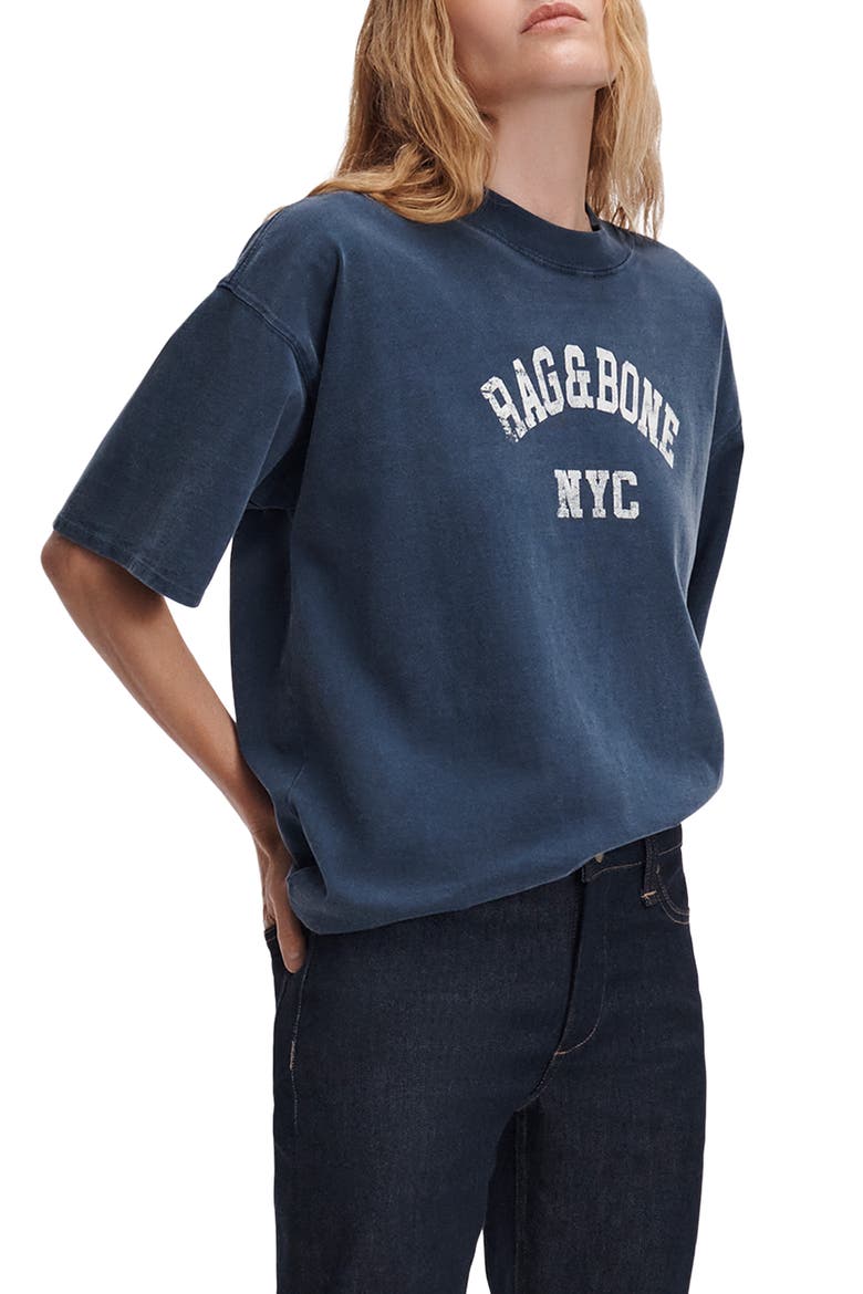 University Alex Graphic T-Shirt, Alternate, color, NAVY