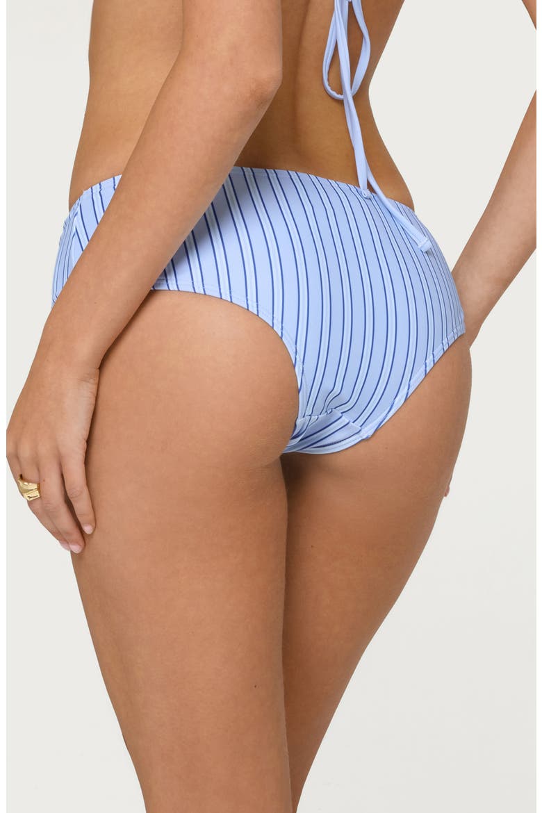 Blonca Stripe Boyshort Bikini Bottoms, Alternate, color, LIGHT-BLUE