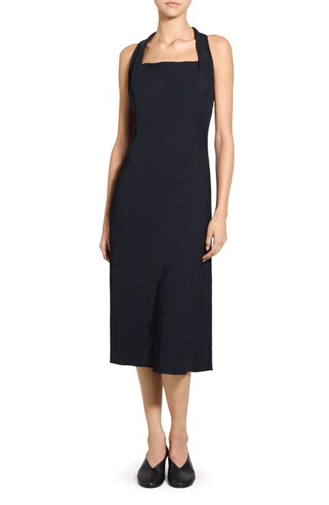 Cowl Neck Midi Dress
