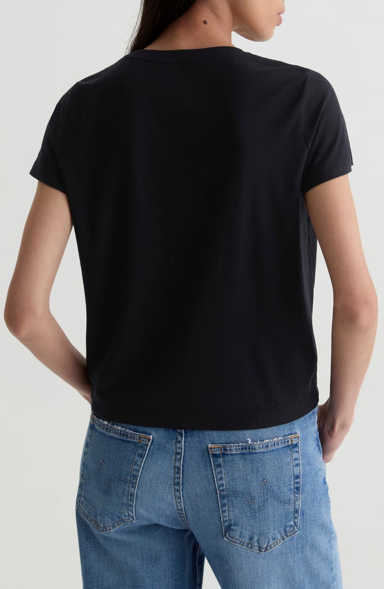 AG Zoie Cotton & Linen Blend T-Shirt, Alternate, color,