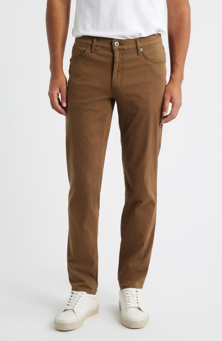 Brax Cadiz Stretch Cotton Pants, Main, color, Nougat