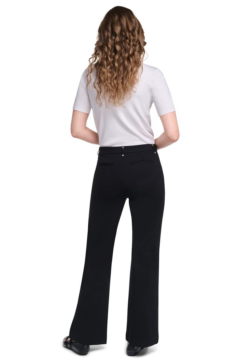 Front Seam Straight Leg Pants, Alternate, color, BLACK