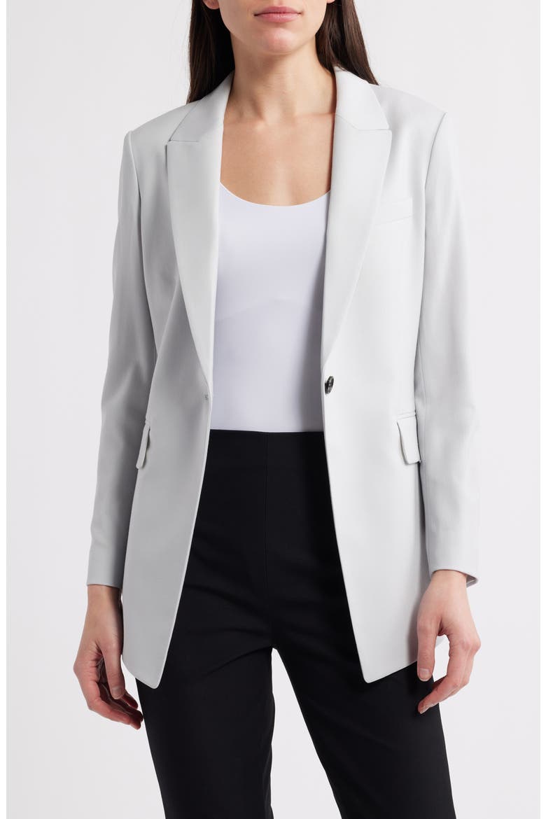 Etiennette Gabardi Blazer, Main, color, FOG