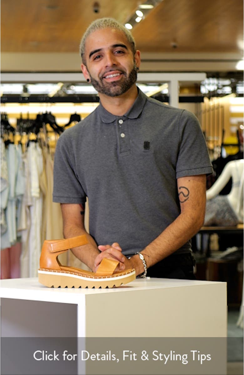 Ripley Ankle Strap Platform Wedge Sandal, sales video thumbnail