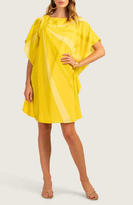 Trina Turk Global Burst Print Silk Dress