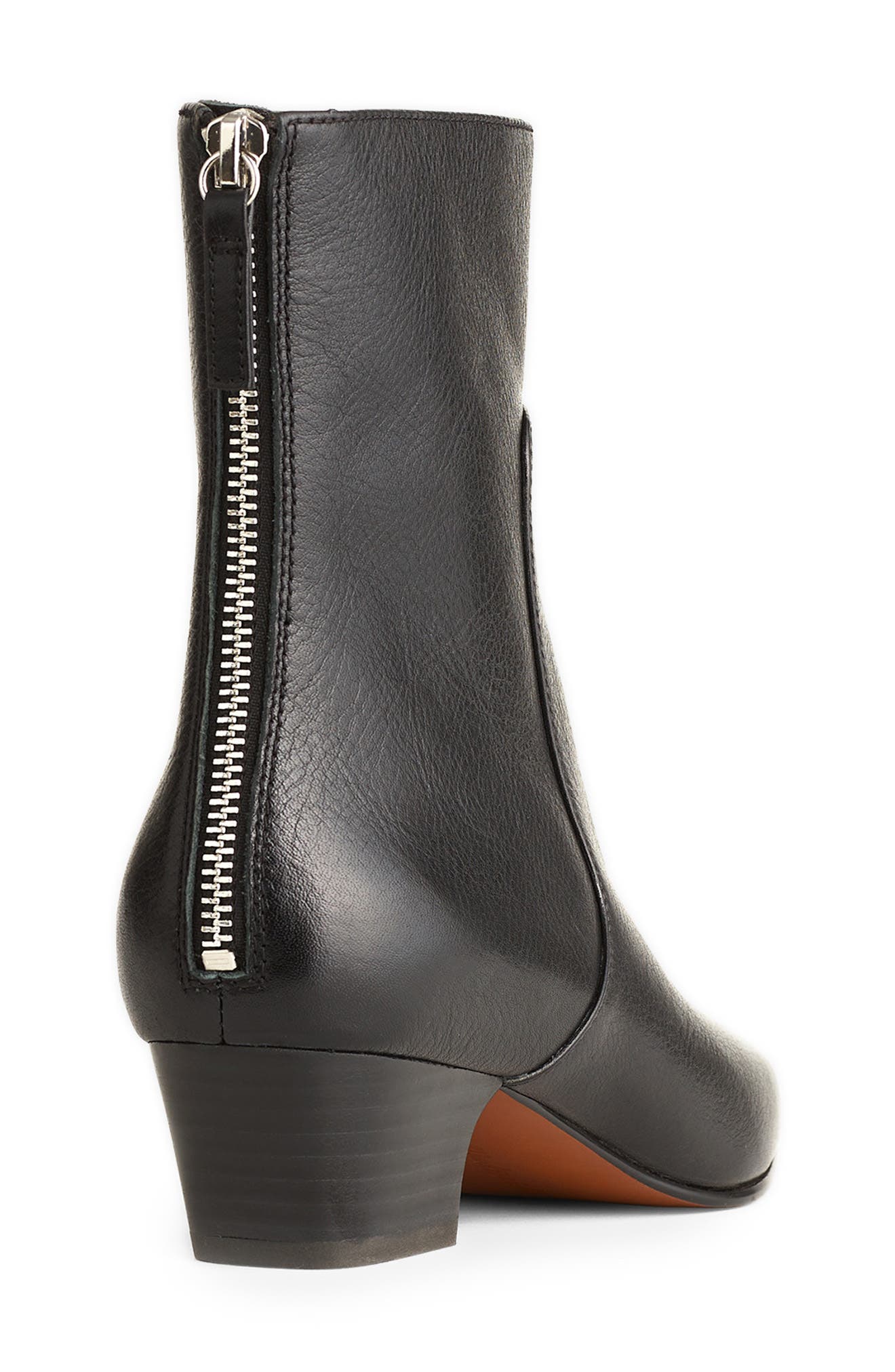 Madewell The Lexie Ankle Boot, Alternate, color, True Black