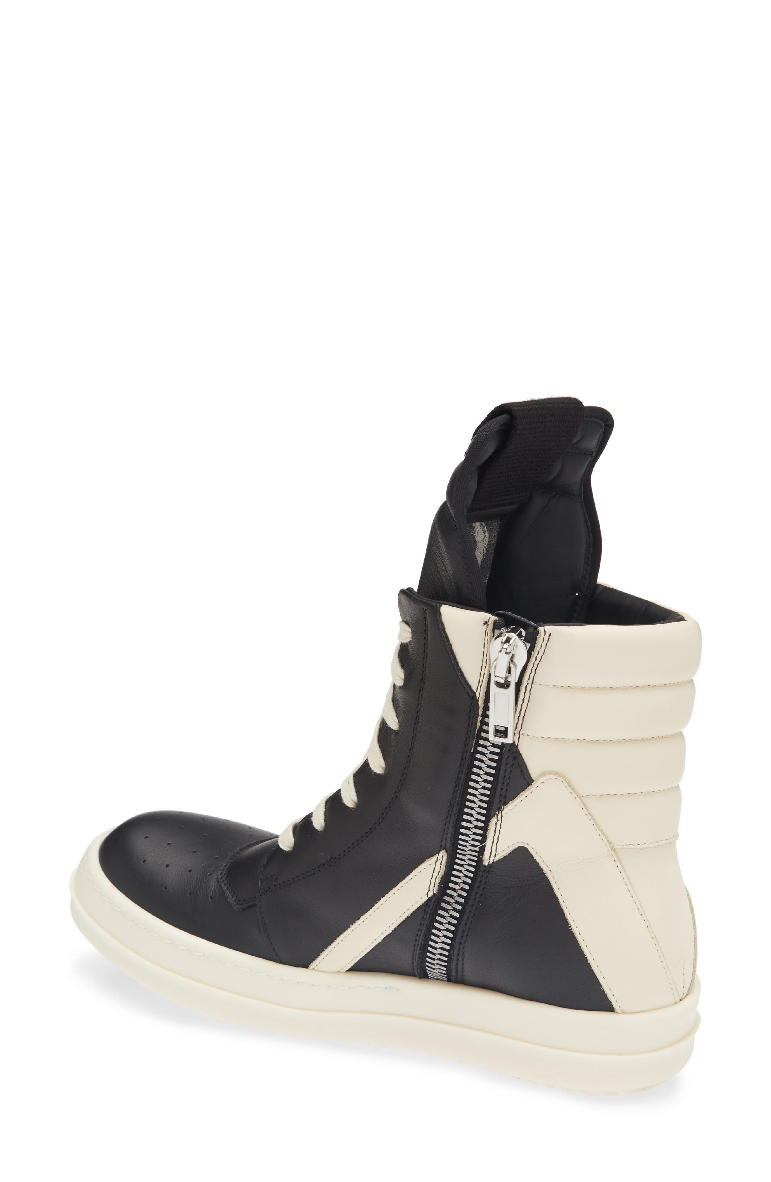 Geobasket High Top Sneaker, Alternate, color, BLACK/ MILK/ MILK