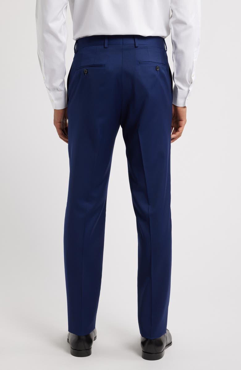 Samuelsohn Marine 110s Serge Wool Pants, Alternate, color, Navy