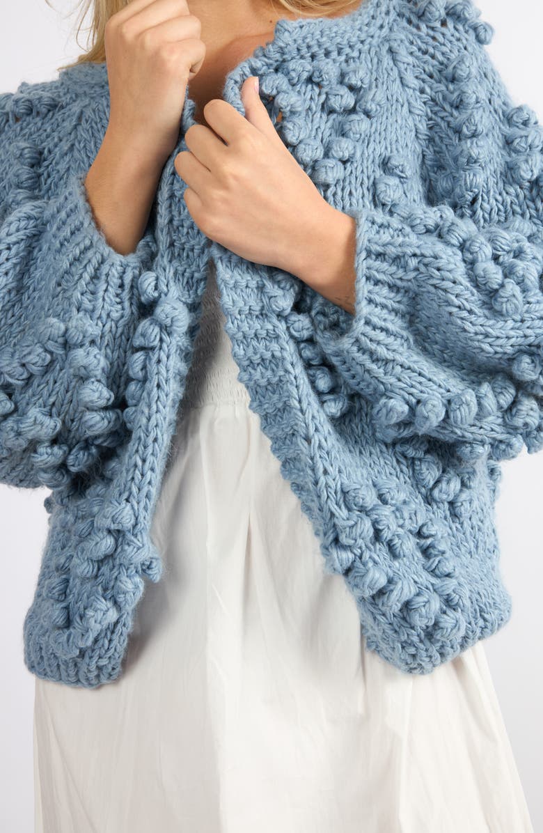 Viens Avec Moi Popcorn Cardigan, Alternate, color, 