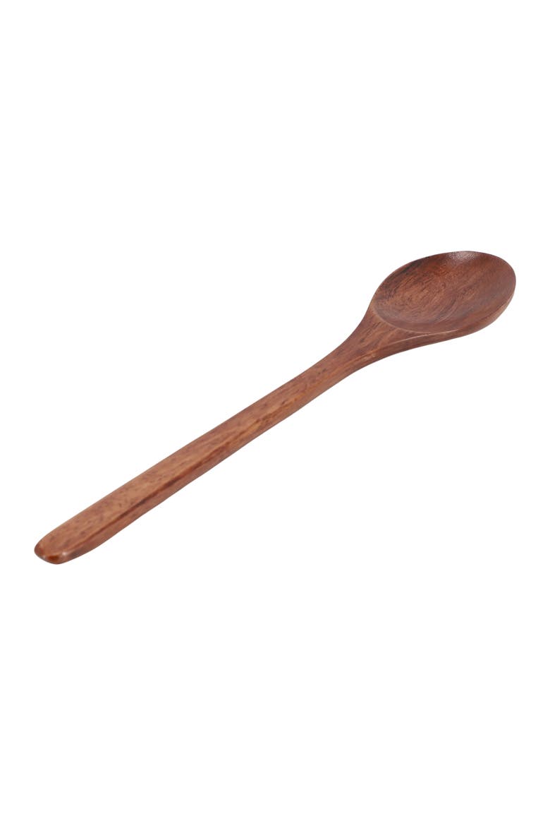 6 Piece 9 Inch Acacia Wood Spoon Set, Alternate, color, Acacia