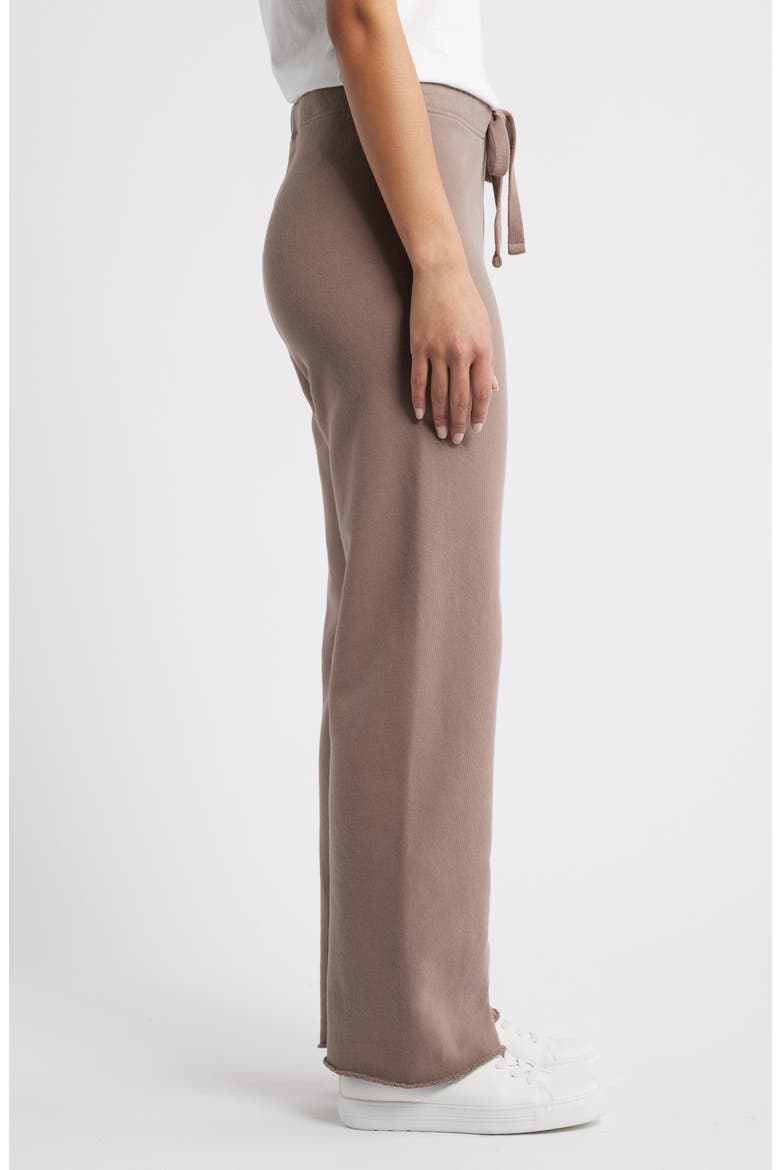 Catherine Cotton Sweatpants, Alternate, color, BRULEE