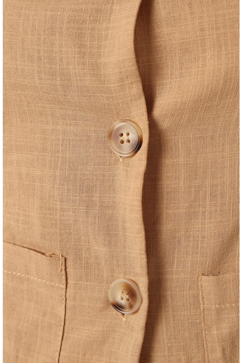 Peter Cotton Vest & Maxi Skirt Set, Alternate, color, TAN