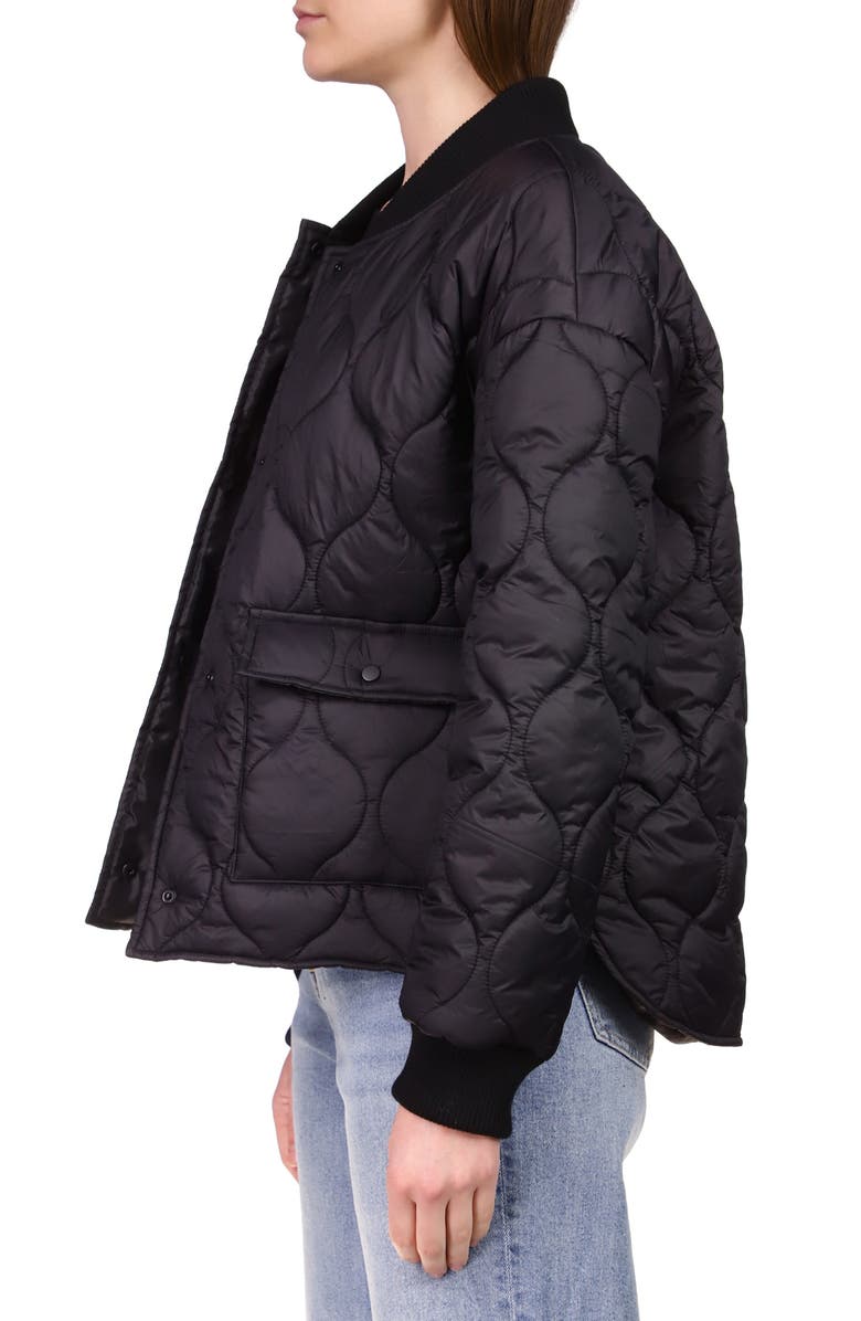 Sanctuary Vancouver Quilted Bomber Jacket, Alternate, color,