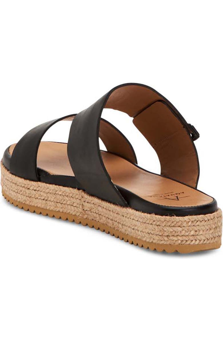 Aquatalia Mae Water Resistant Espadrille Slide Sandal, Alternate, color,