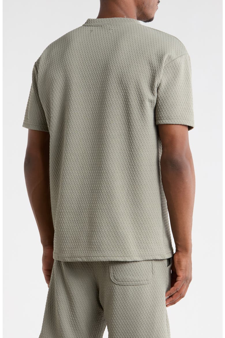 Textured Knit T-Shirt, Alternate, color, SAGE