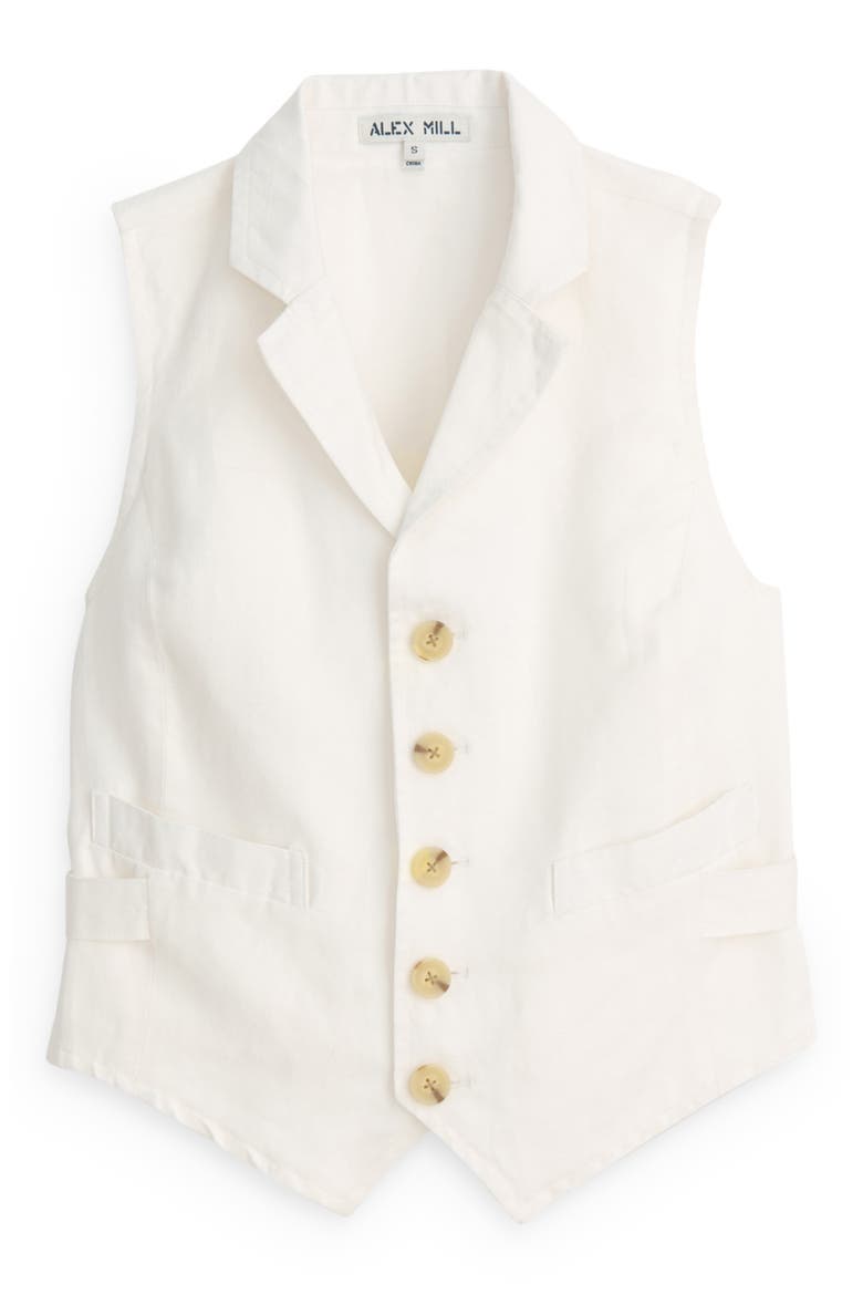 The Non-Suit Vest, Alternate, color, ECRU