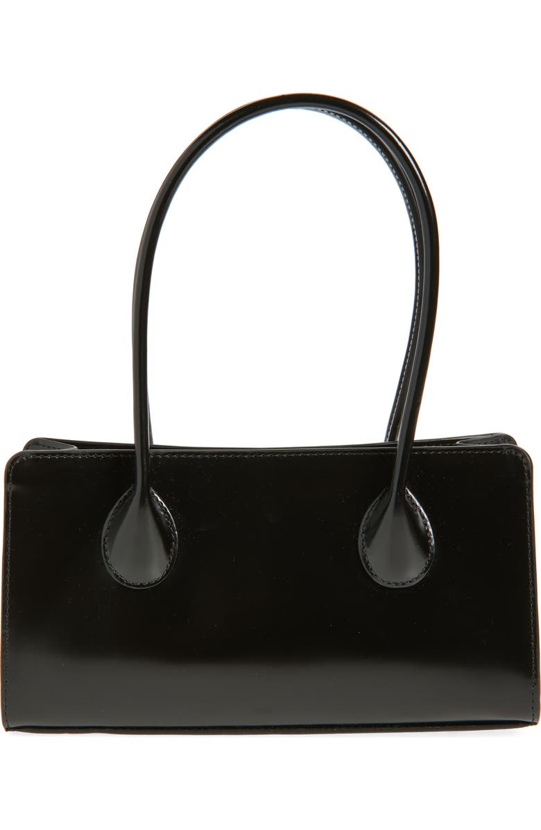 Lié Studio The Lou Top Handle Bag, Alternate, color, Black Patent Leather