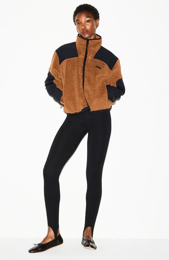 Faux Shearling Zip Jacket