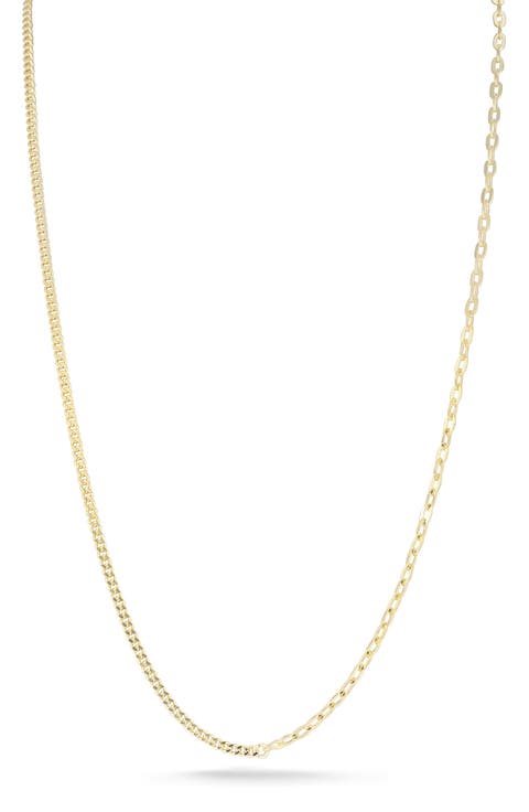 Mixed Link Chain Necklace