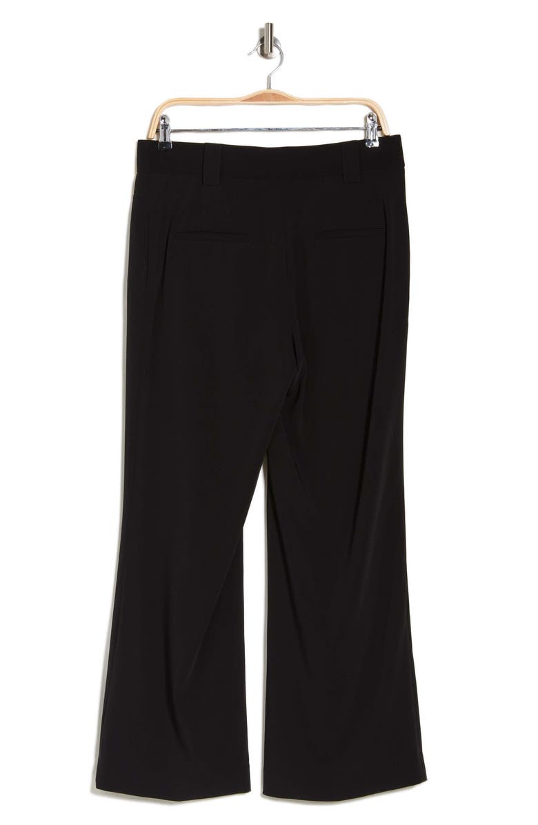 Amanda & Chelsea Soft Pleat Texture Trousers, Alternate, color, Black