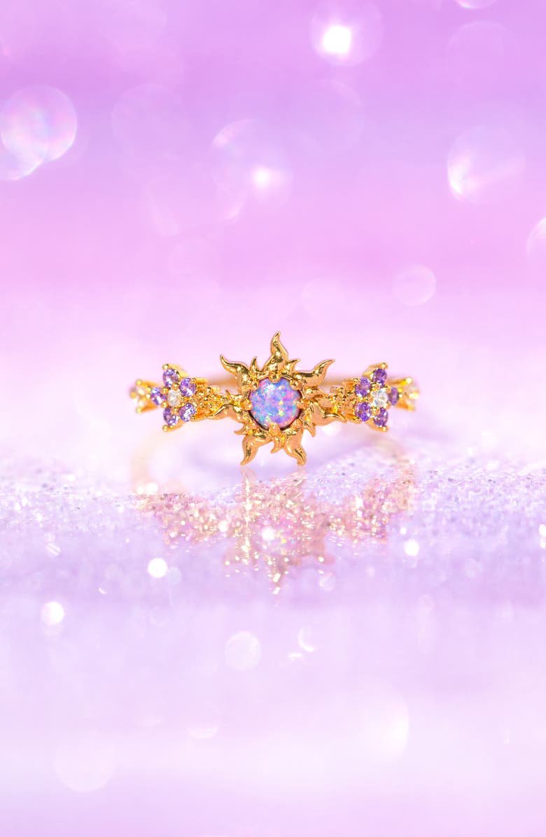 Girls Crew x Disney Tangled Corona Ring, Alternate, color, Gold