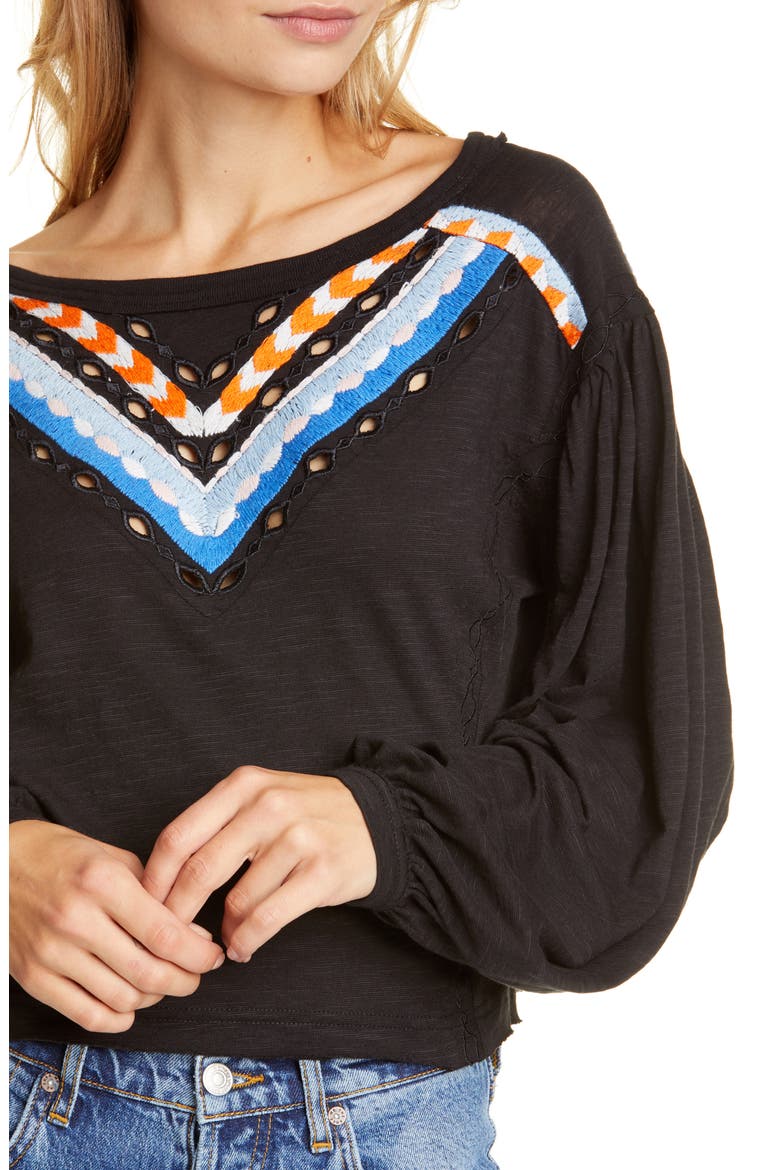 Hand Me Down Top, Alternate, color, BLACK