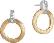Marco Bicego Jaipur Gold 18K Drop Earrings with Diamonds