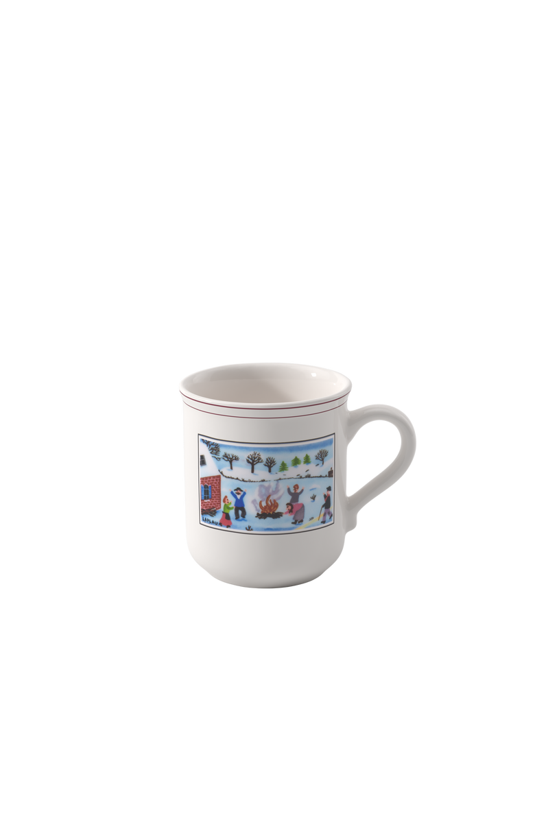 Villeroy 
Boch Naif Christmas Mug, Main, color, White