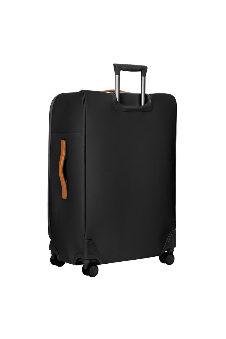 Firenze Softside 30" Large Checked Compound Spinner Luggage, Alternate, color, Black
