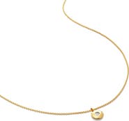 Monica Vinader April Birthstone Lab Created Diamond Pendant Necklace