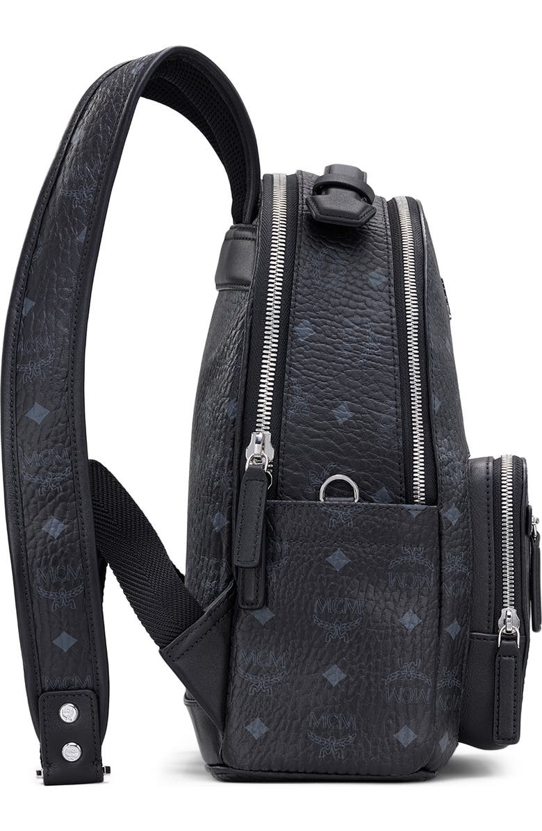 MCM Stark 32 Visetos Coated Canvas Backpack, Alternate, color,