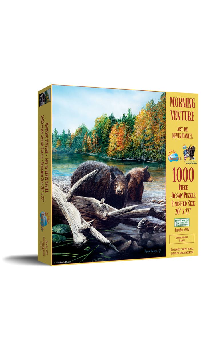 Sunsout Morning Venture 1000 piece Jigsaw Puzzle for Adults, Main, color, Multicolor
