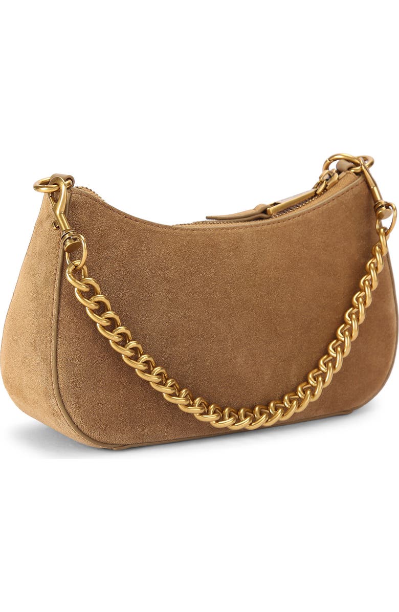 Kurt Geiger London Sloane Suede Hobo Crossbody Bag, Alternate, color,