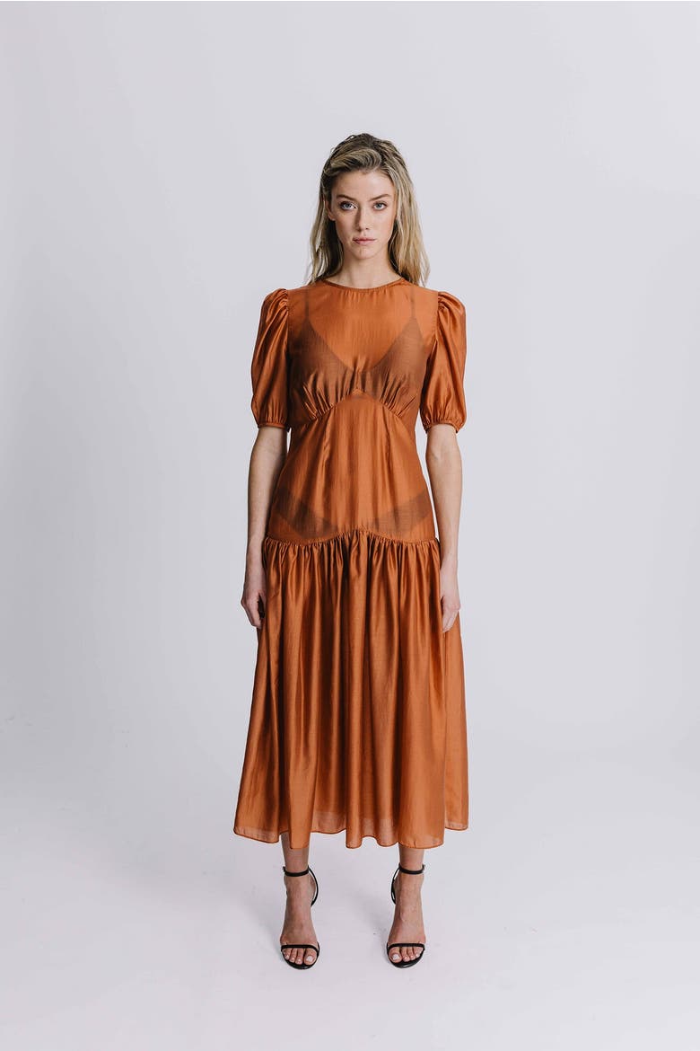 Indie Dress, Alternate, color, Copper