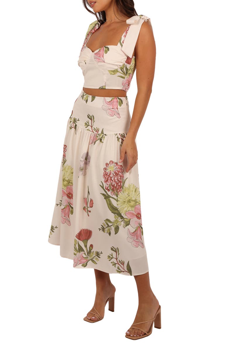 Kara Crop Top & Skirt Set, Alternate, color, NATIVE FLORA