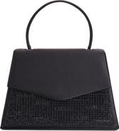 LADY COUTURE Linda Crystal Satin Clutch