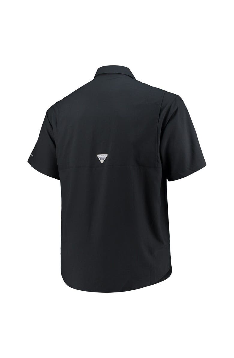 Columbia Men's Columbia Black Tennessee Volunteers Big & Tall Tamiami Omni-Shade Button-Down Shirt, Alternate, color, Black