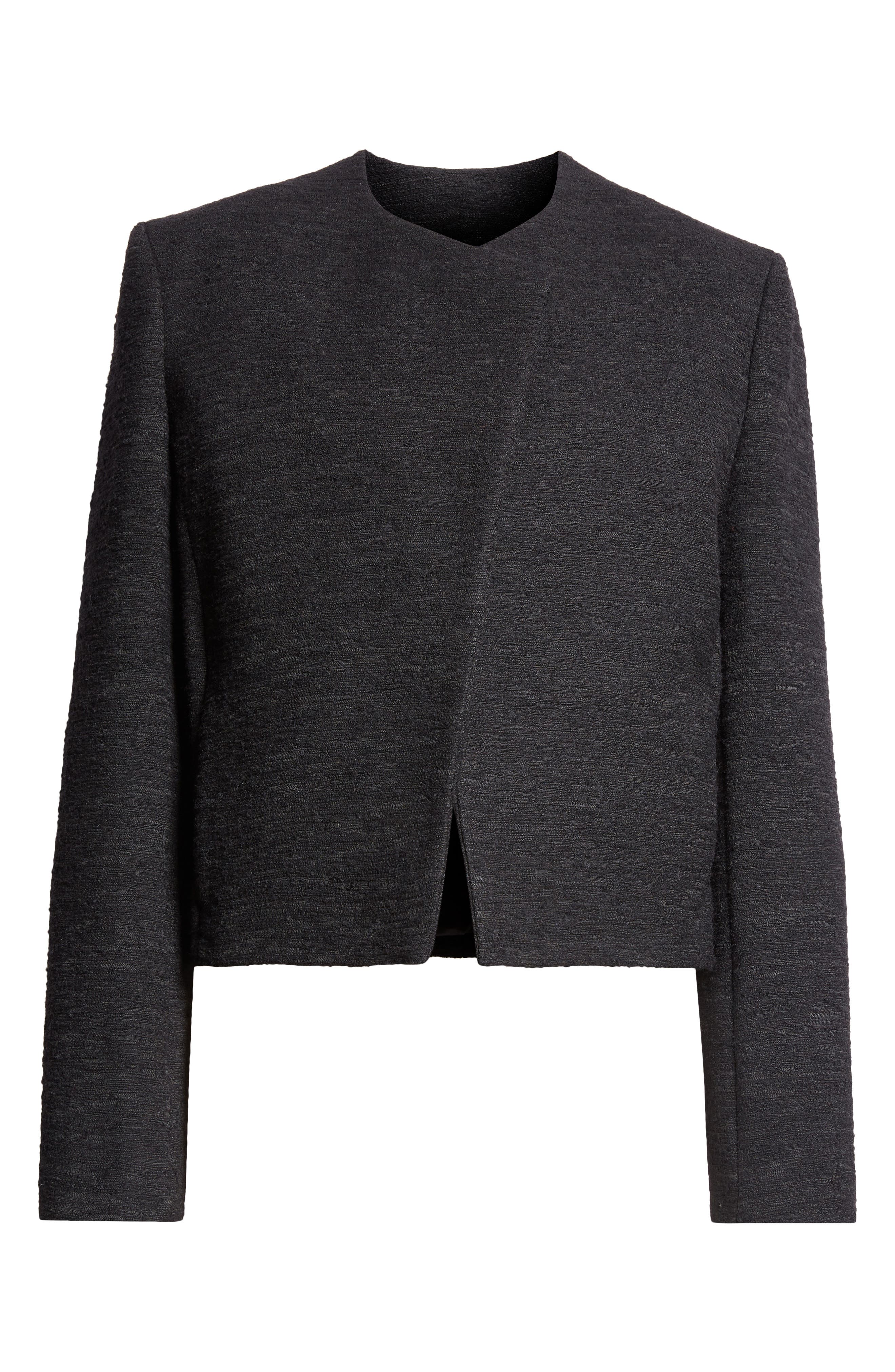 Asymmetric Bouclé Crop Jacket (Women) | Nordstrom