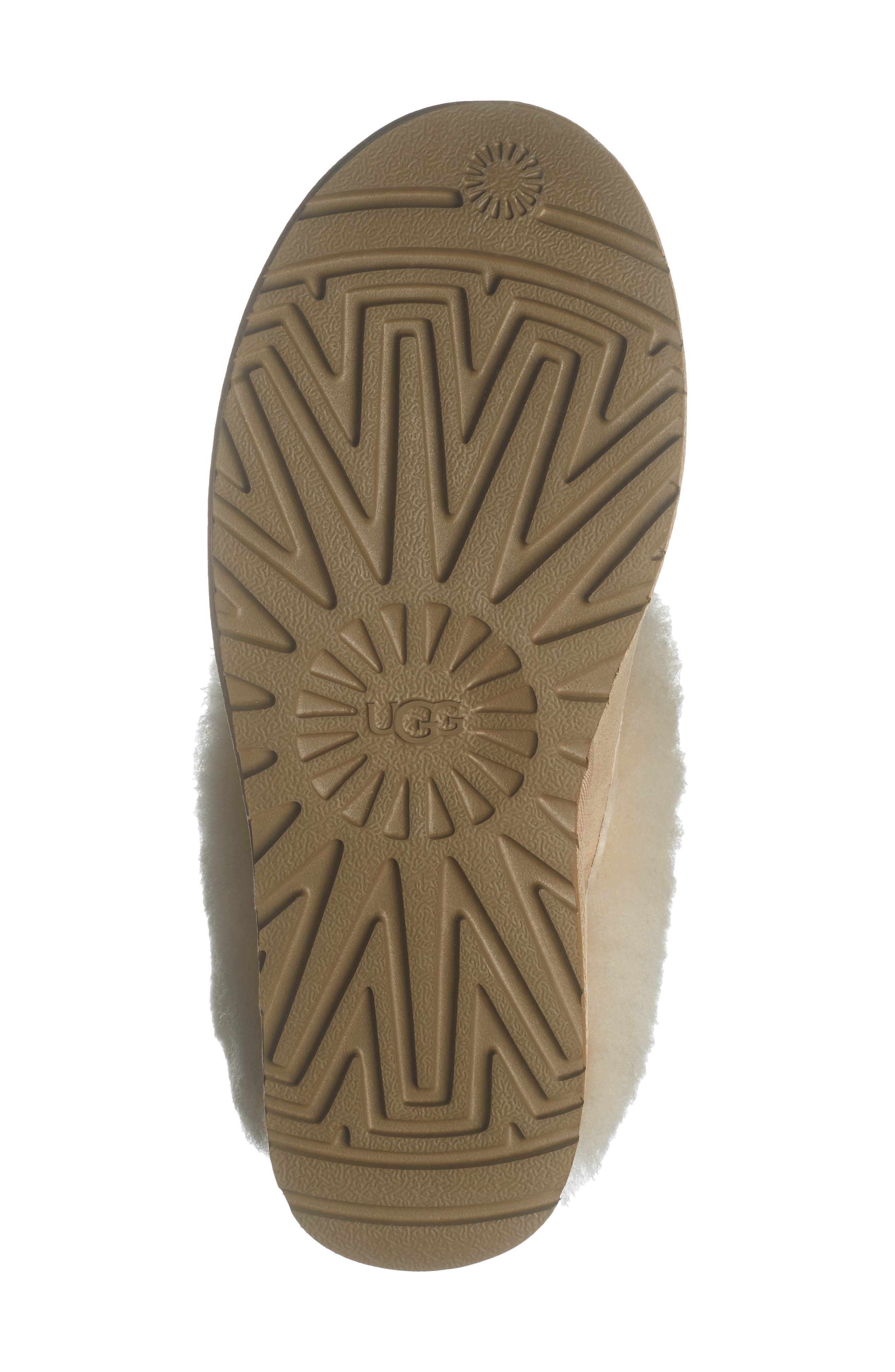 Clugette Genuine Shearling Clog, Alternate, color, SAND