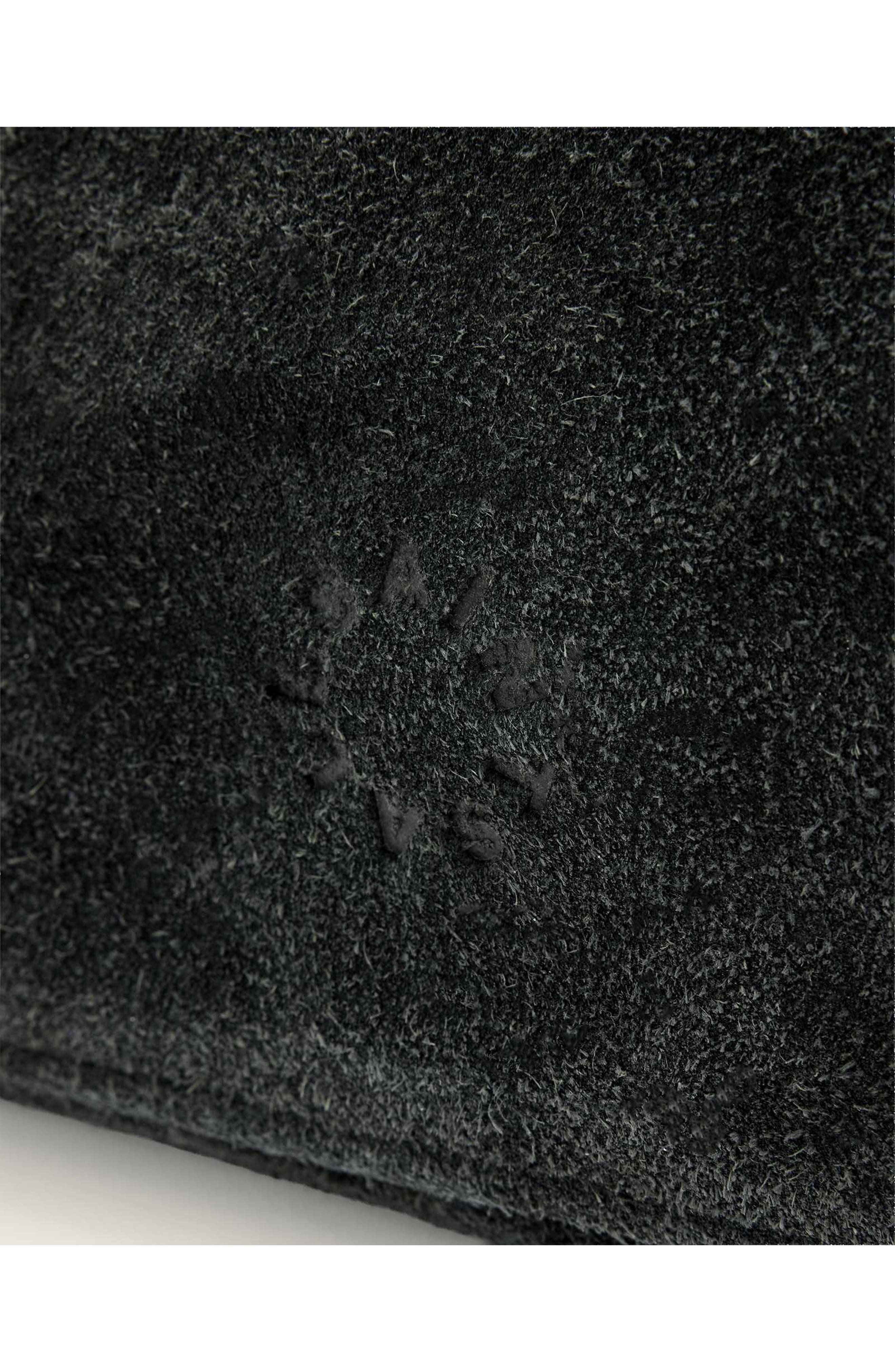 AllSaints Haven Leather Tote, Alternate, color, Black