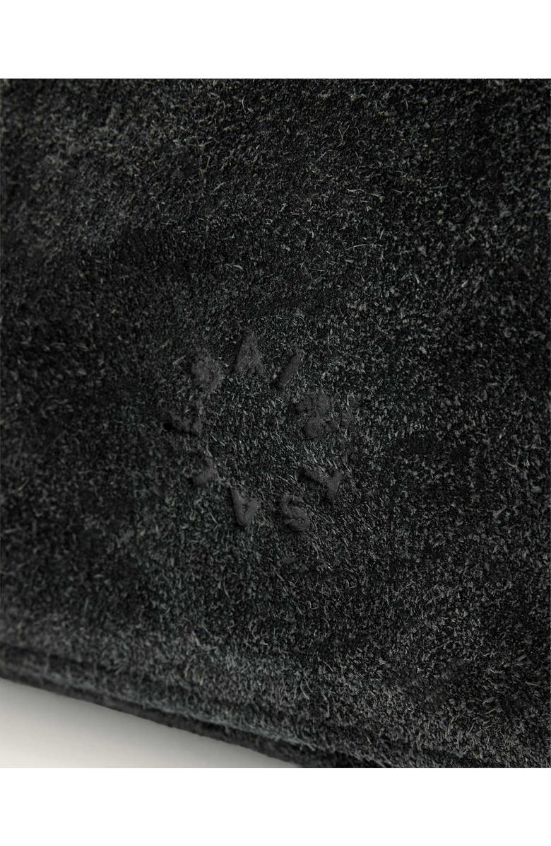 AllSaints Haven Leather Tote, Alternate, color, Black