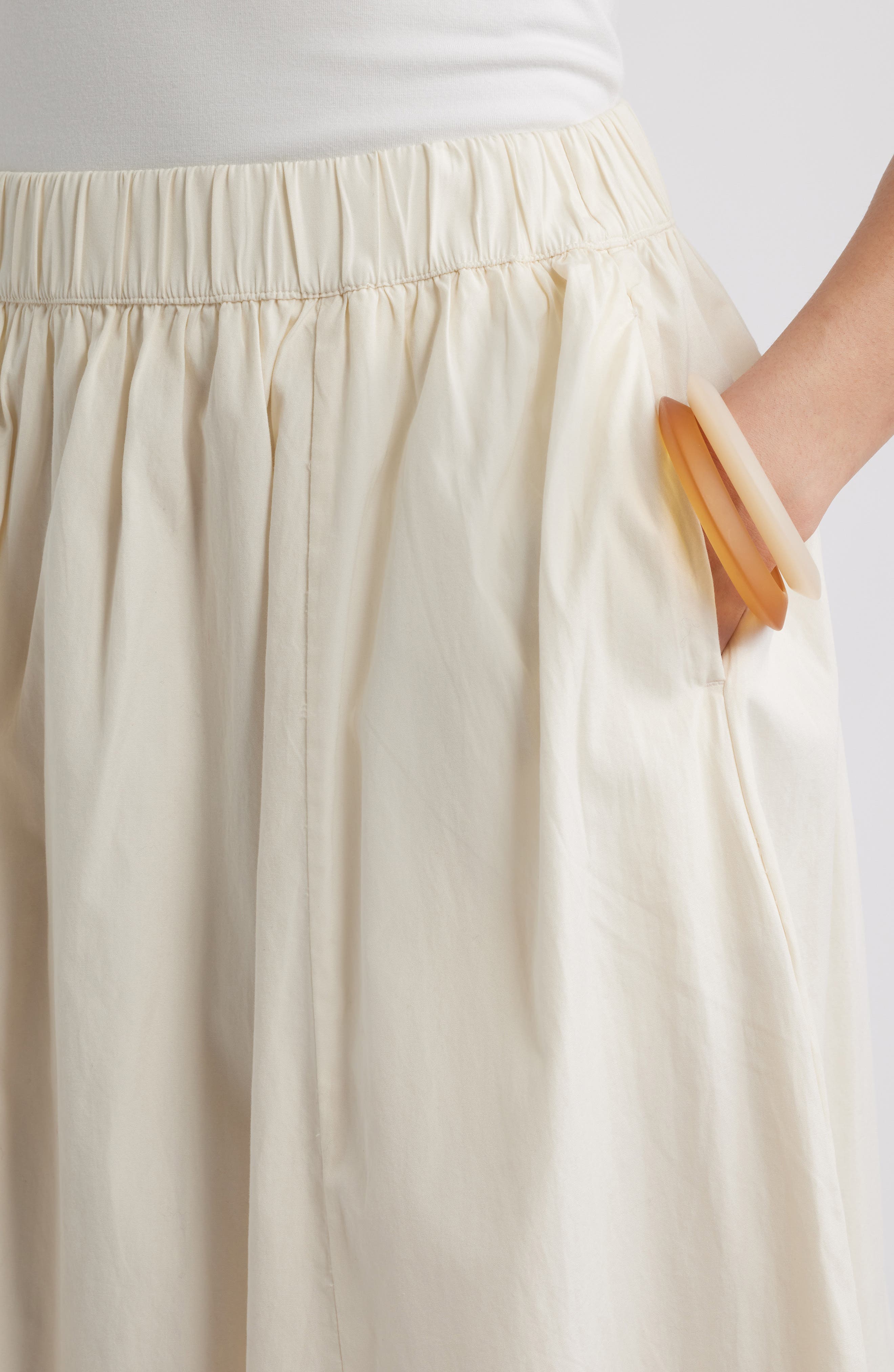 Nordstrom Schiffli Embroidered Midi Skirt (Women) | Nordstrom