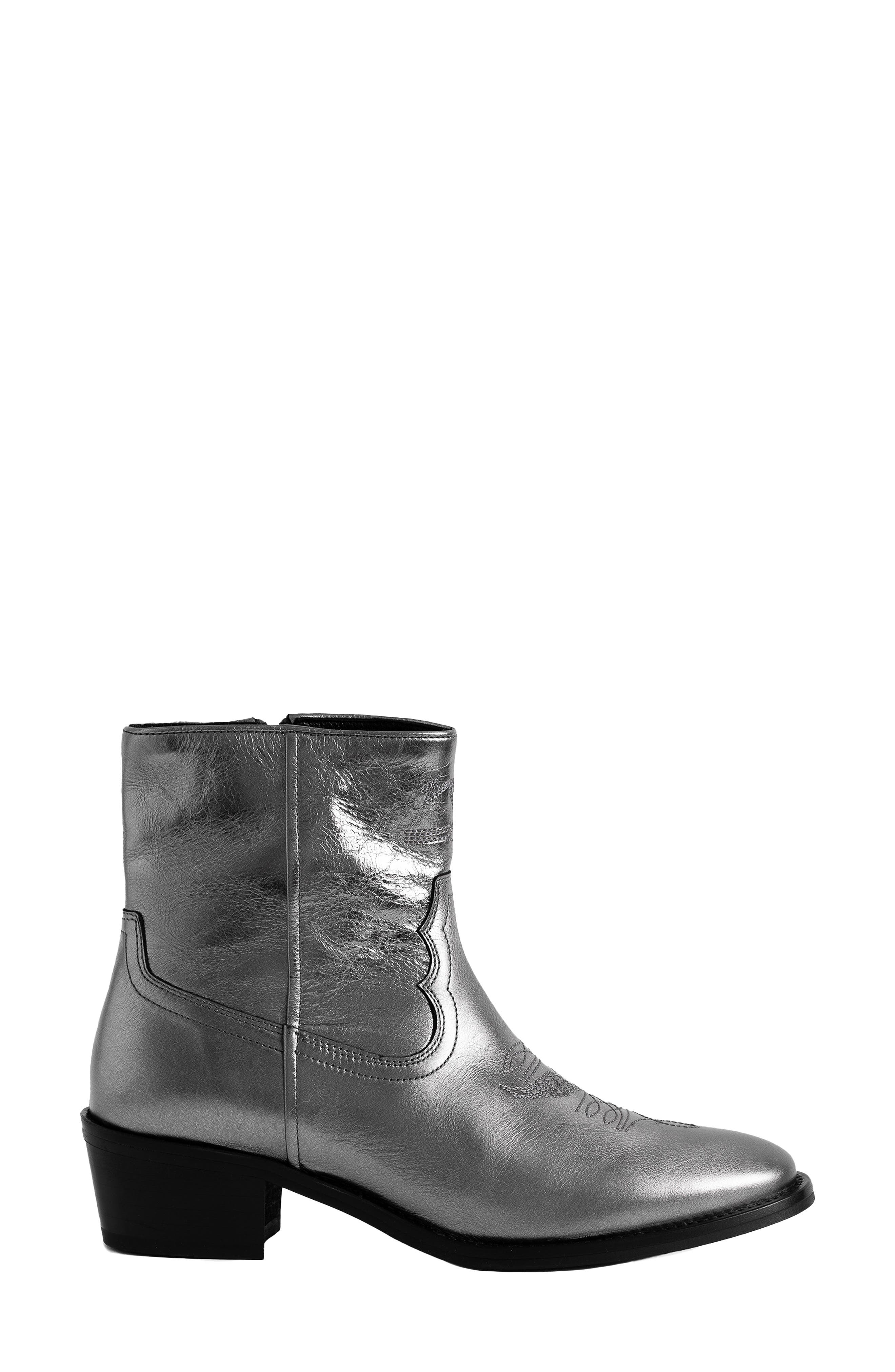 Tex Low Western Bootie, Main, color, GUN