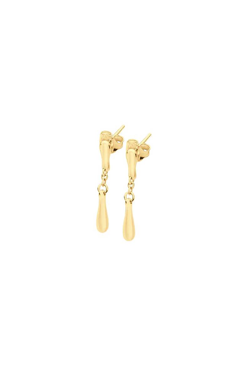 Falling Drop Earrings, Main, color, Gold Vermeil