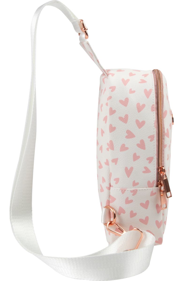 Jessica Simpson Kids' Heart Sling Crossbody Bag, Alternate, color,